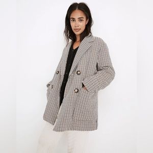 Madewell Padded Jacket in Plaid